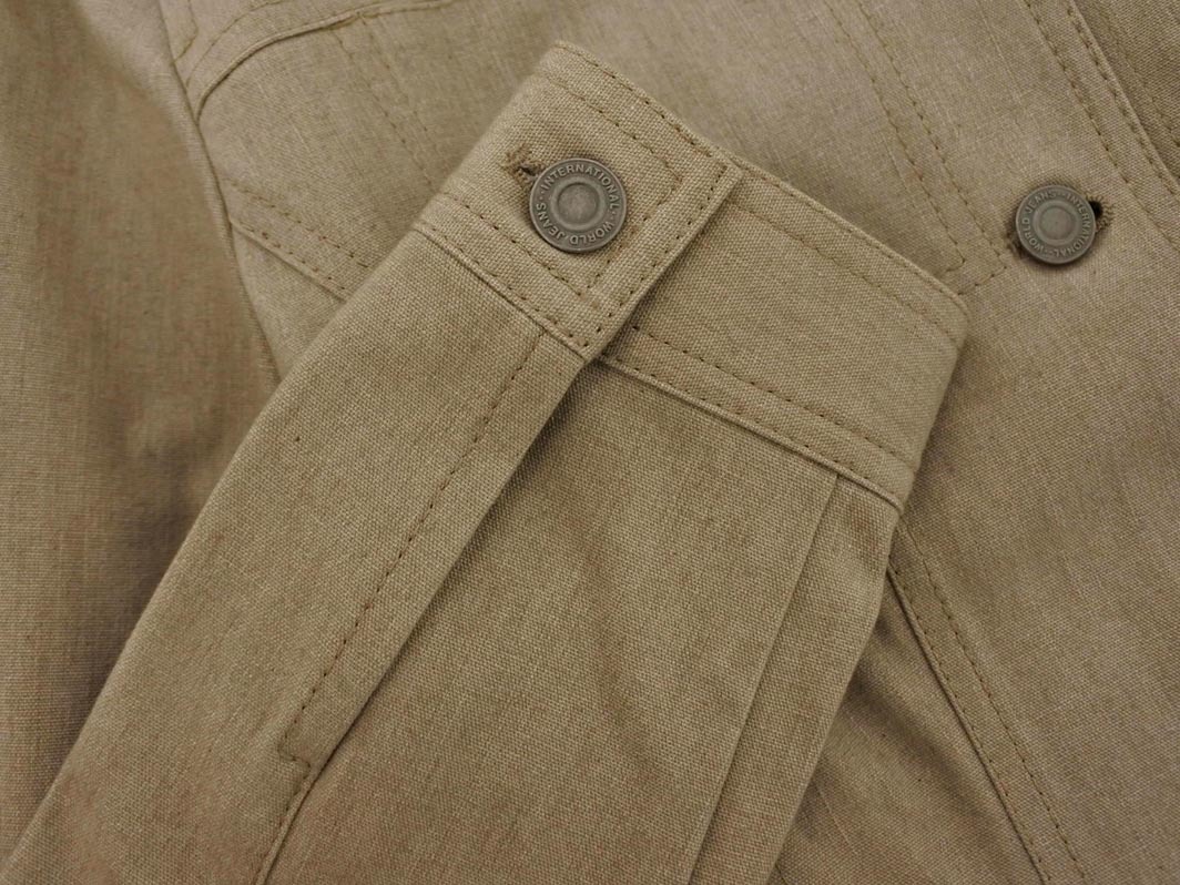 новый товар UNTITLED Untitled G Jean Denim жакет size2/ бежевый *# * fka5 женский