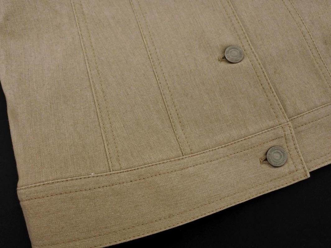 новый товар UNTITLED Untitled G Jean Denim жакет size2/ бежевый *# * fka5 женский