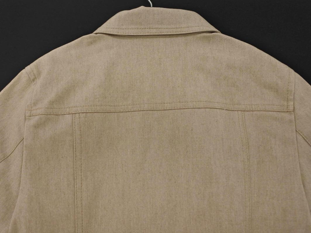 новый товар UNTITLED Untitled G Jean Denim жакет size2/ бежевый *# * fka5 женский