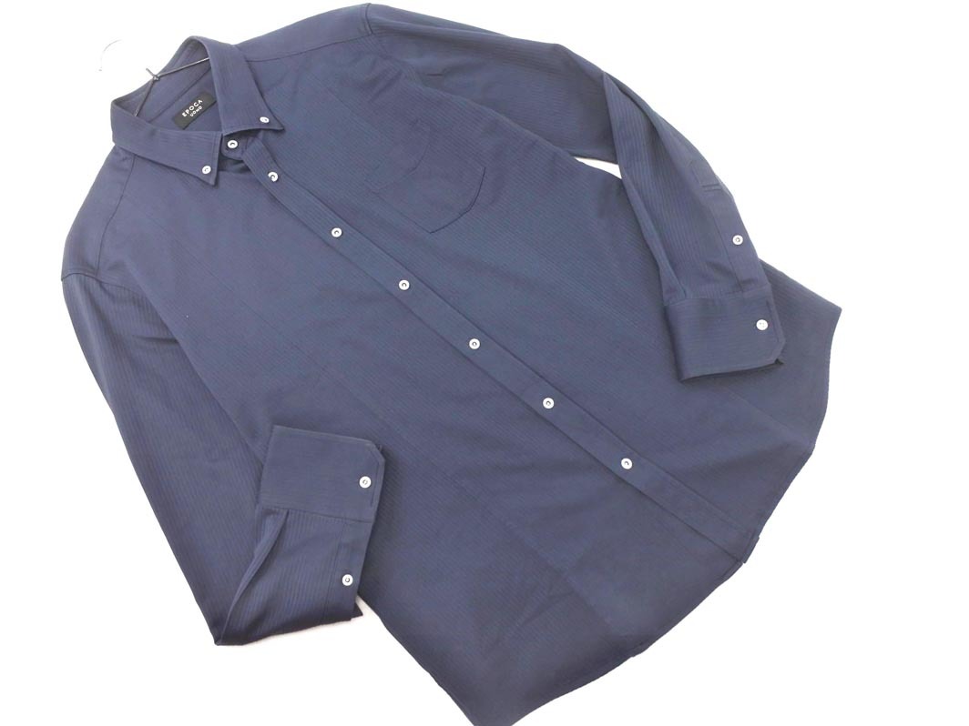 EPOCA UOMO エポカ ウォモ ボタンダウン シャツ sizeITL50/チャコール ◇■ ☆ fka7 メンズ_画像1