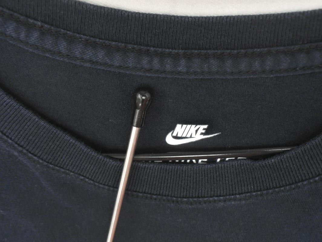 NIKE ナイキ プリント カットソー sizeS/黒x白 ◇■ ☆ fka7 メンズ_画像4