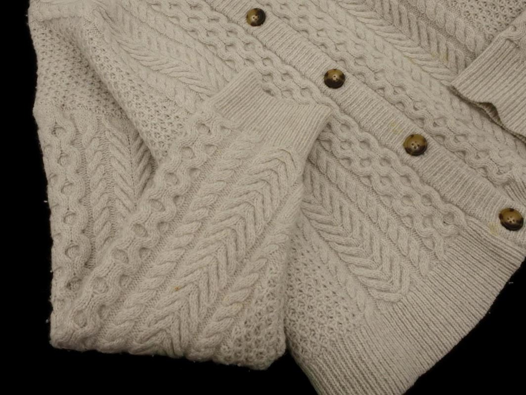 BEAUTY & YOUTH ビューティ&ユース ユナイテッドアローズ ウール100% カーディガン グレー ◇■ ☆ fka6 レディース_画像2