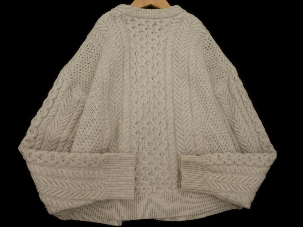 BEAUTY & YOUTH ビューティ&ユース ユナイテッドアローズ ウール100% カーディガン グレー ◇■ ☆ fka6 レディース_画像5