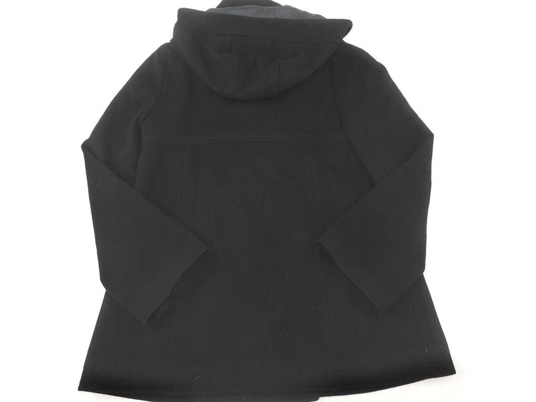 KUMIKYOKU 組曲 カシミヤ混 スタンドカラー フーディ コート size2/黒 ◇■ ☆ fka7 レディース_画像6