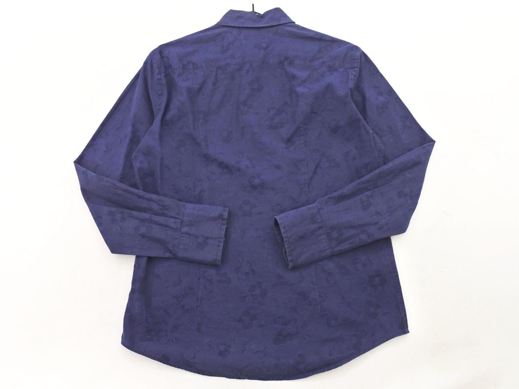 EPOCA UOMO エポカ ウォモ 花柄 シャツ sizeITL44/紺 ◇■ ☆ fka6 メンズ_画像5