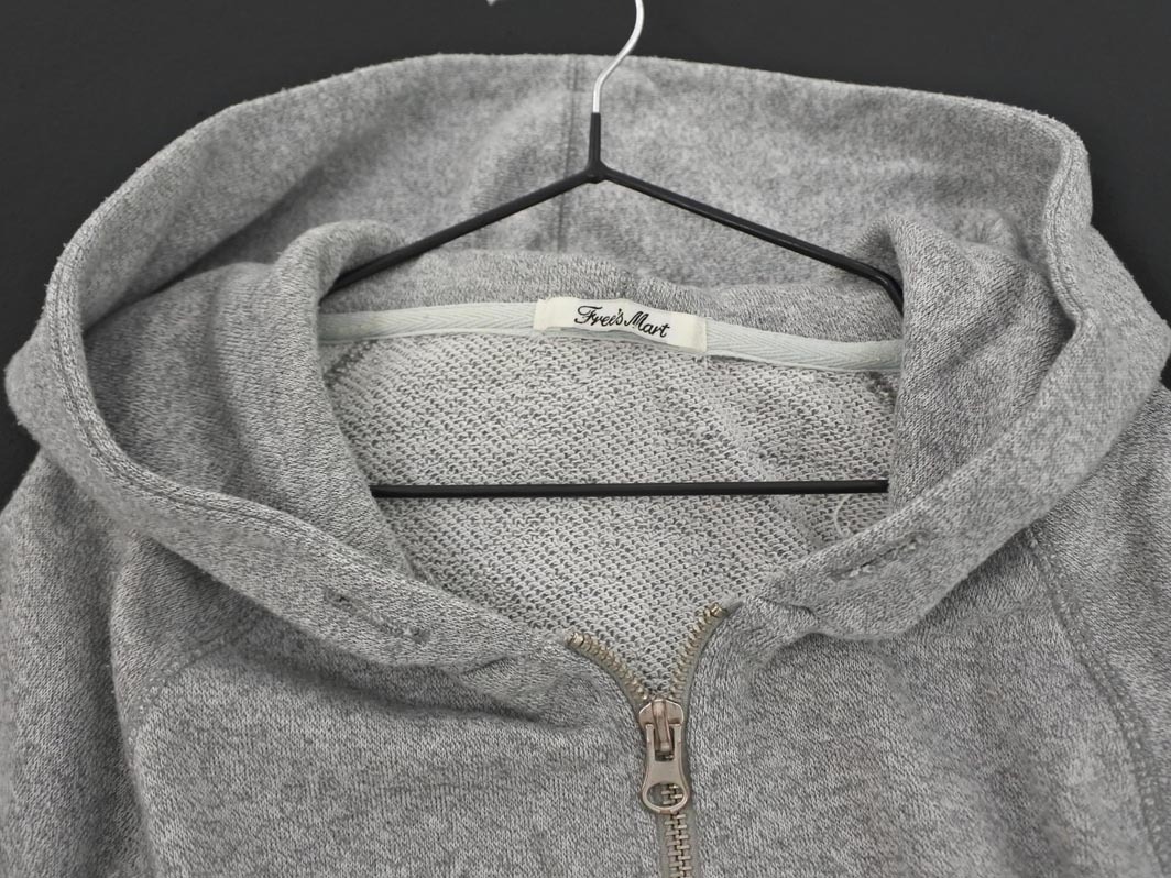 FREE*S MART свободный z mart Zip выше Parker sizeM/ серый *# * fka7 женский 