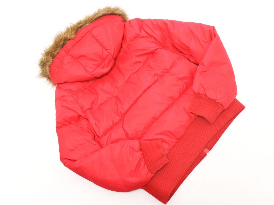 tommy girl トミーガール マルチWAY ショート丈 刺繍 ダウン ジャケット sizeM/赤 ◆■ ☆ fka6 レディース_画像4