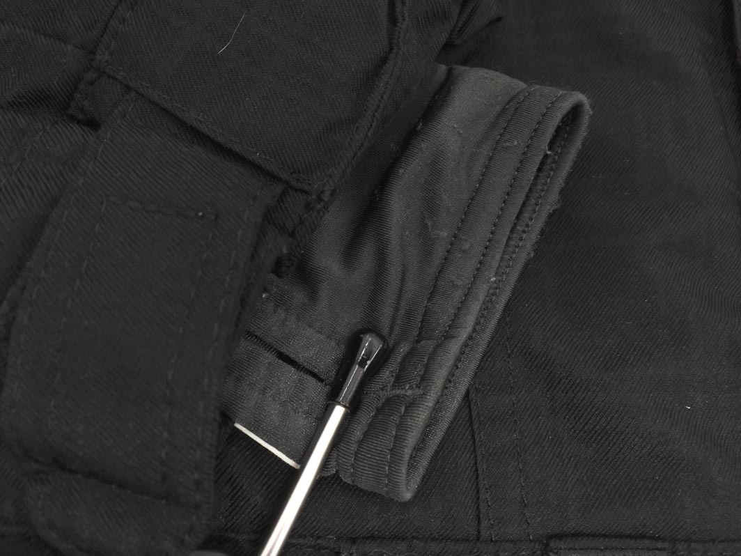 ESTIVO エスティボ フェイクファー スノーウェア スキー つなぎ オールインワン sizeM/黒 ◆■ ☆ fka7 レディース_画像4