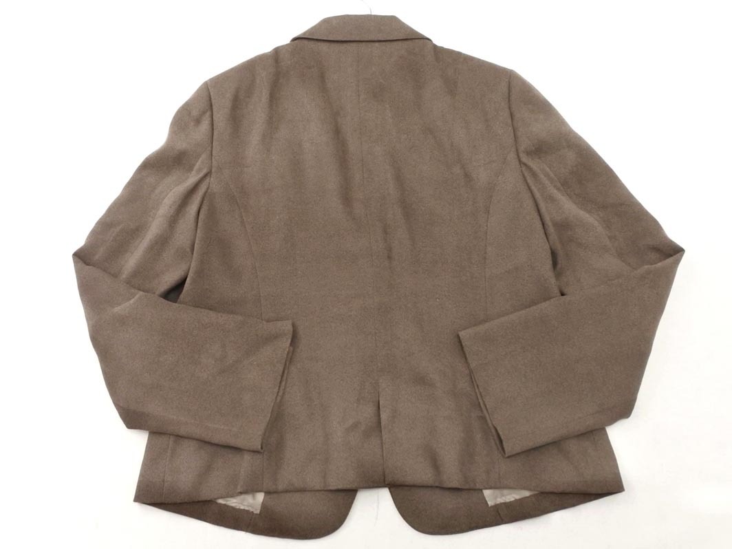 23 район большой размер замша style tailored jacket size44/ чай *# * fka6 женский 