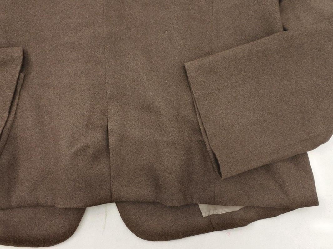 23 район большой размер замша style tailored jacket size44/ чай *# * fka6 женский 