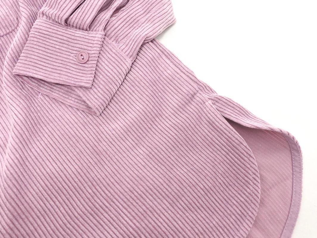 AZUL BY MOUSSY azur bai Moussy вельвет рубашка sizeM/ лаванда *# * fka7 женский