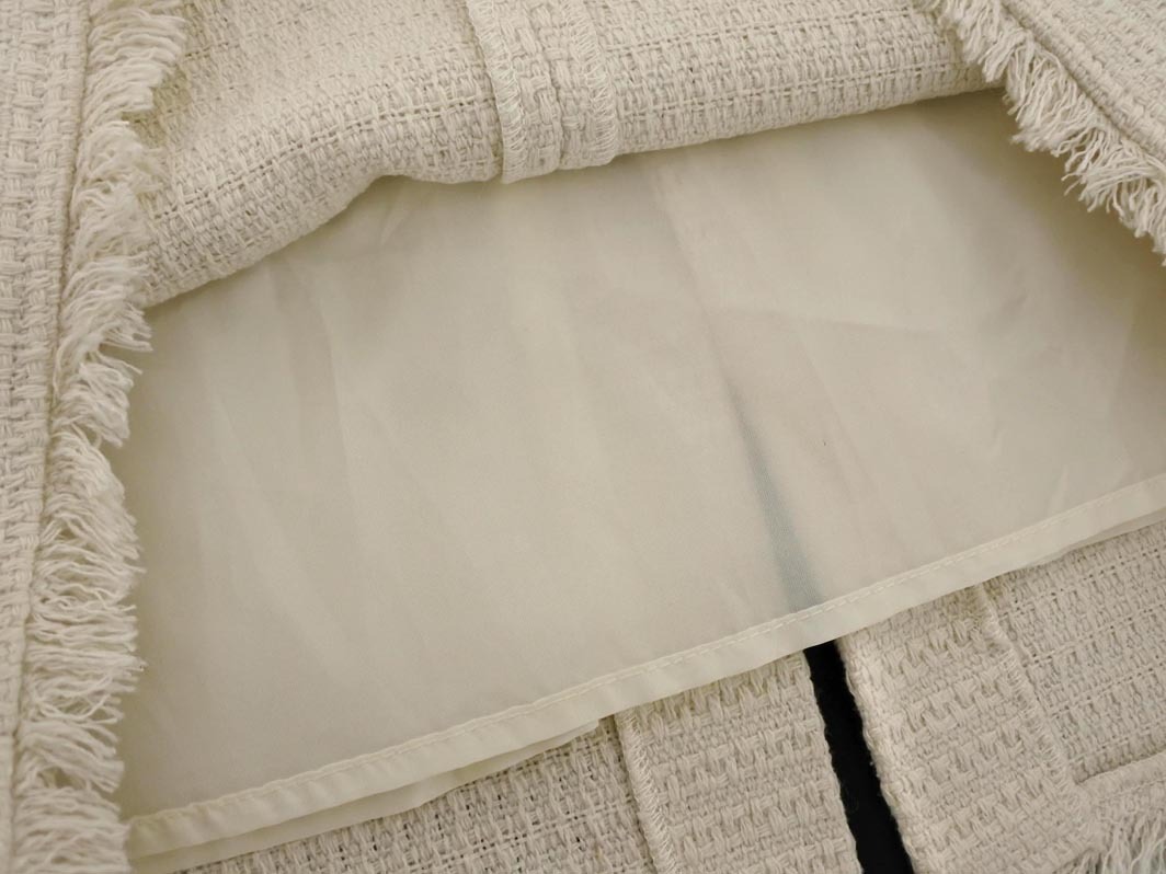 le.coeur blanc ルクールブラン ツイード ロング スカート size36/アイボリー ■■ ☆ fka6 レディース_画像5