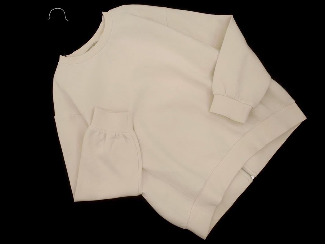 OPAQUE オペーク バックジップ カットソー sizeM/アイボリー ◇■ ☆ fka6 レディース_画像1