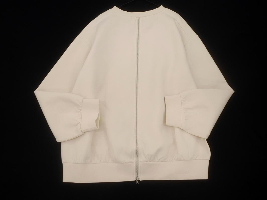 OPAQUE オペーク バックジップ カットソー sizeM/アイボリー ◇■ ☆ fka6 レディース_画像5