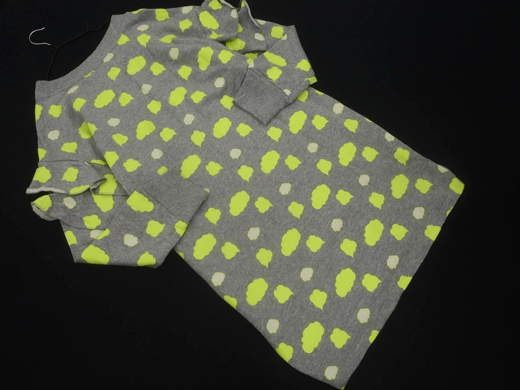 mercibeaucoup メルシーボークー スウェット 総柄 チュニック ワンピース size1/グレー ◇■ ☆ fka7 レディース_画像5