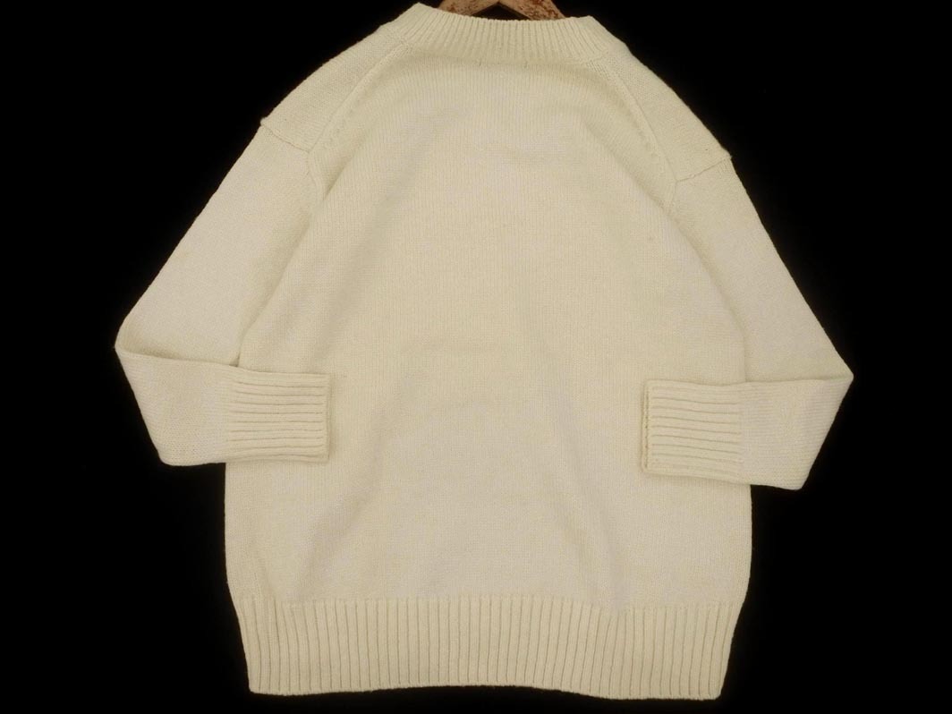 23区 アルパカ混 Vネック ニット セーター size38/白ｘラメ ◇■ ☆ fka6 レディース_画像5