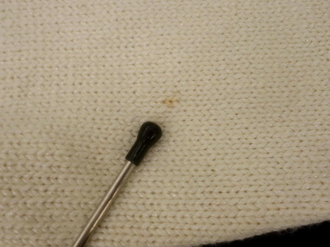 23区 アルパカ混 Vネック ニット セーター size38/白ｘラメ ◇■ ☆ fka6 レディース_画像7