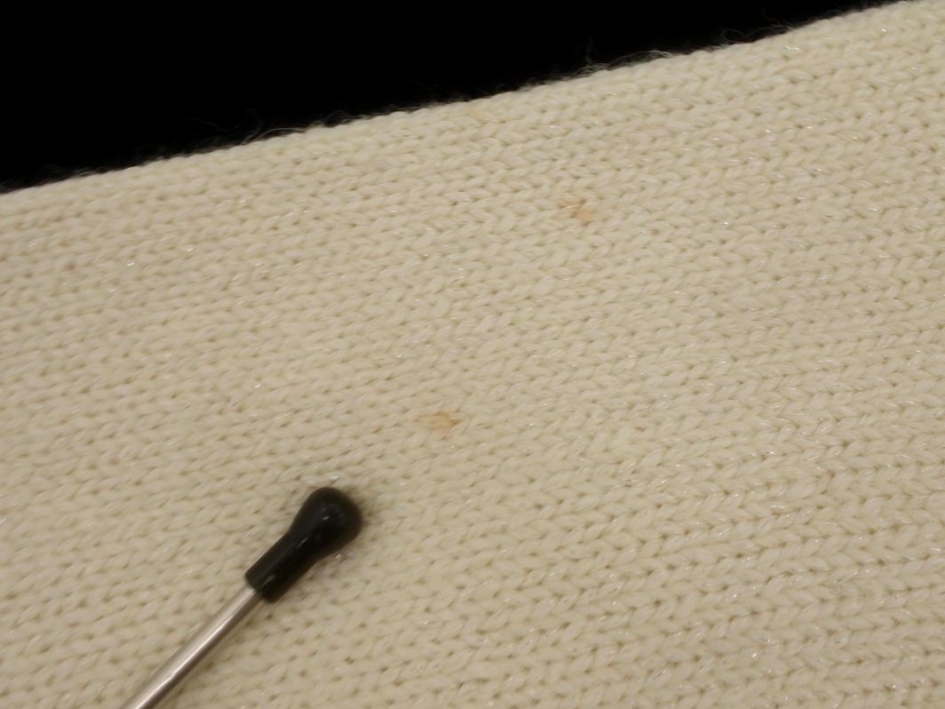 23区 アルパカ混 Vネック ニット セーター size38/白ｘラメ ◇■ ☆ fka6 レディース_画像8