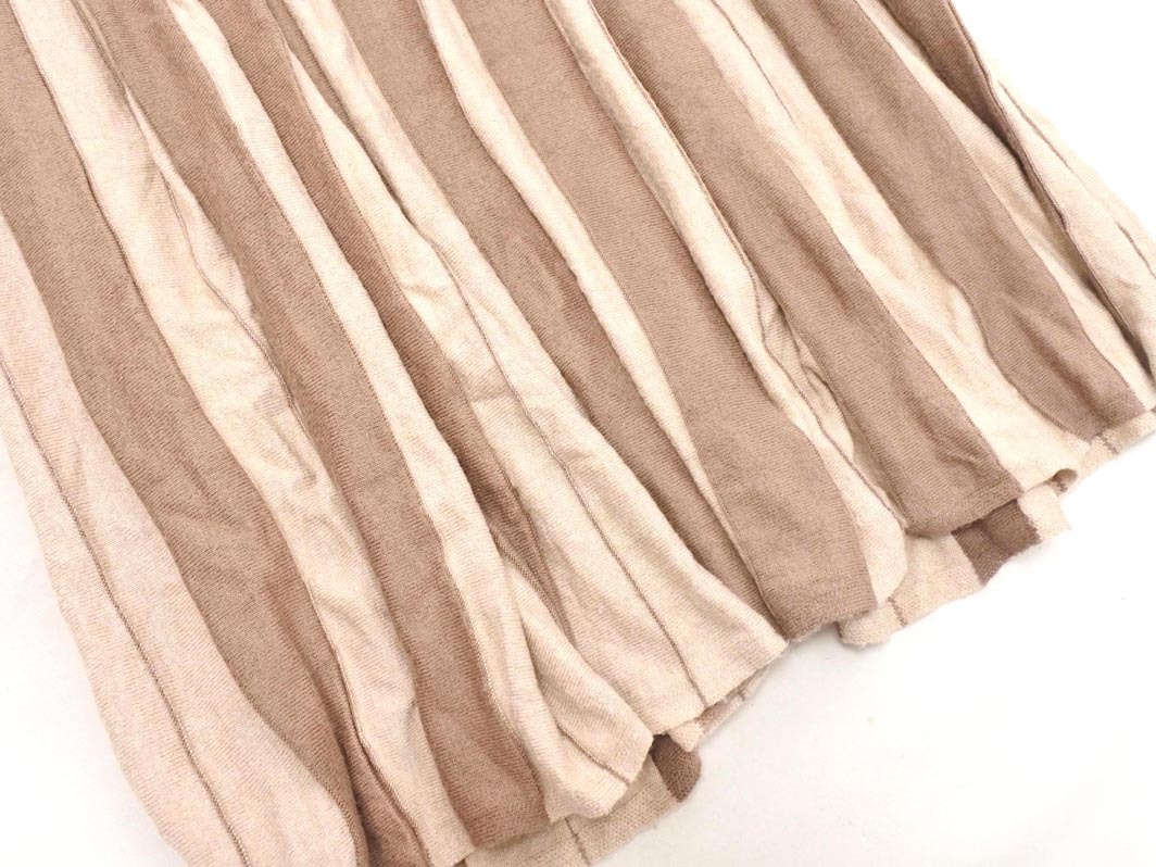 rienda リエンダ リブ ニット ワンピース sizeF/ベージュ ◇■ ☆ fka7 レディース_画像4