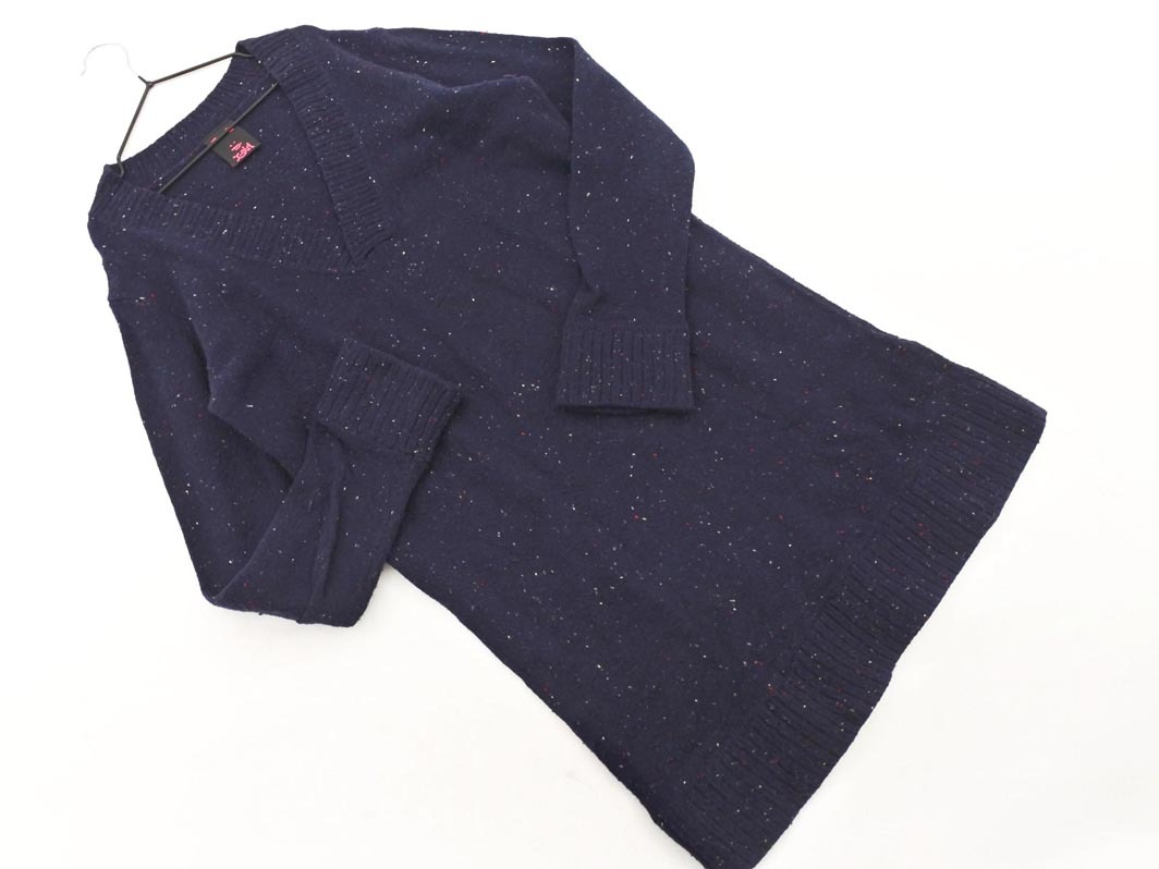 X-girl X-girl Mini вязаный One-piece size2/ темно-синий *# * fka6 женский 