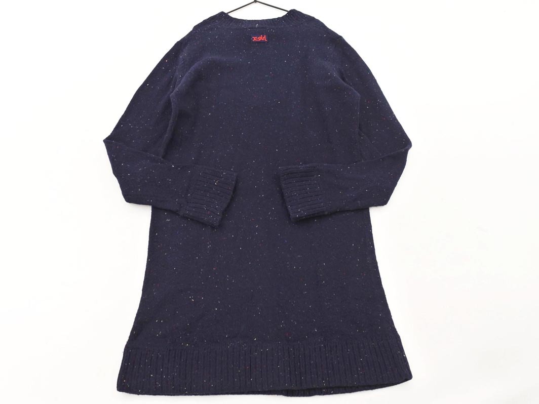 X-girl X-girl Mini вязаный One-piece size2/ темно-синий *# * fka6 женский 