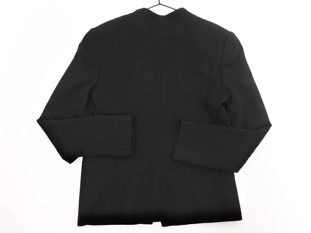 theory セオリー ウール混 ノーカラー ジャケット size2/黒 ◇■ ☆ fka6 レディース_画像7