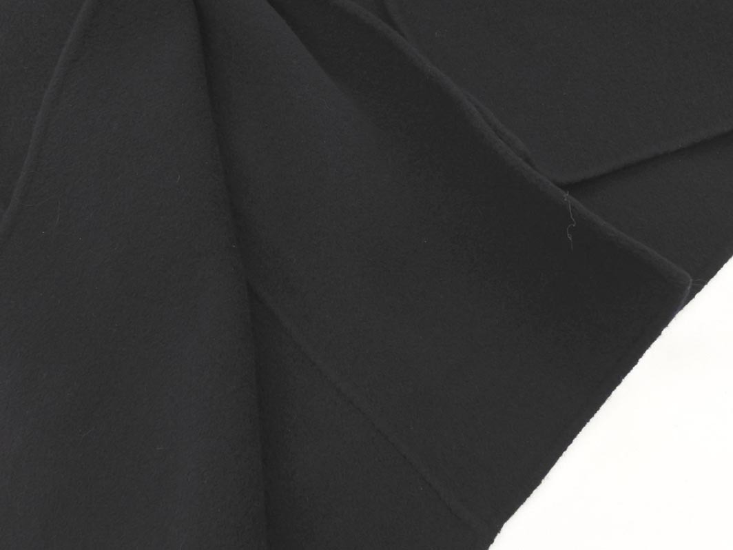 23 район шерсть . искусственный мех длинное пальто size38/ темно-синий *# * fka6 женский