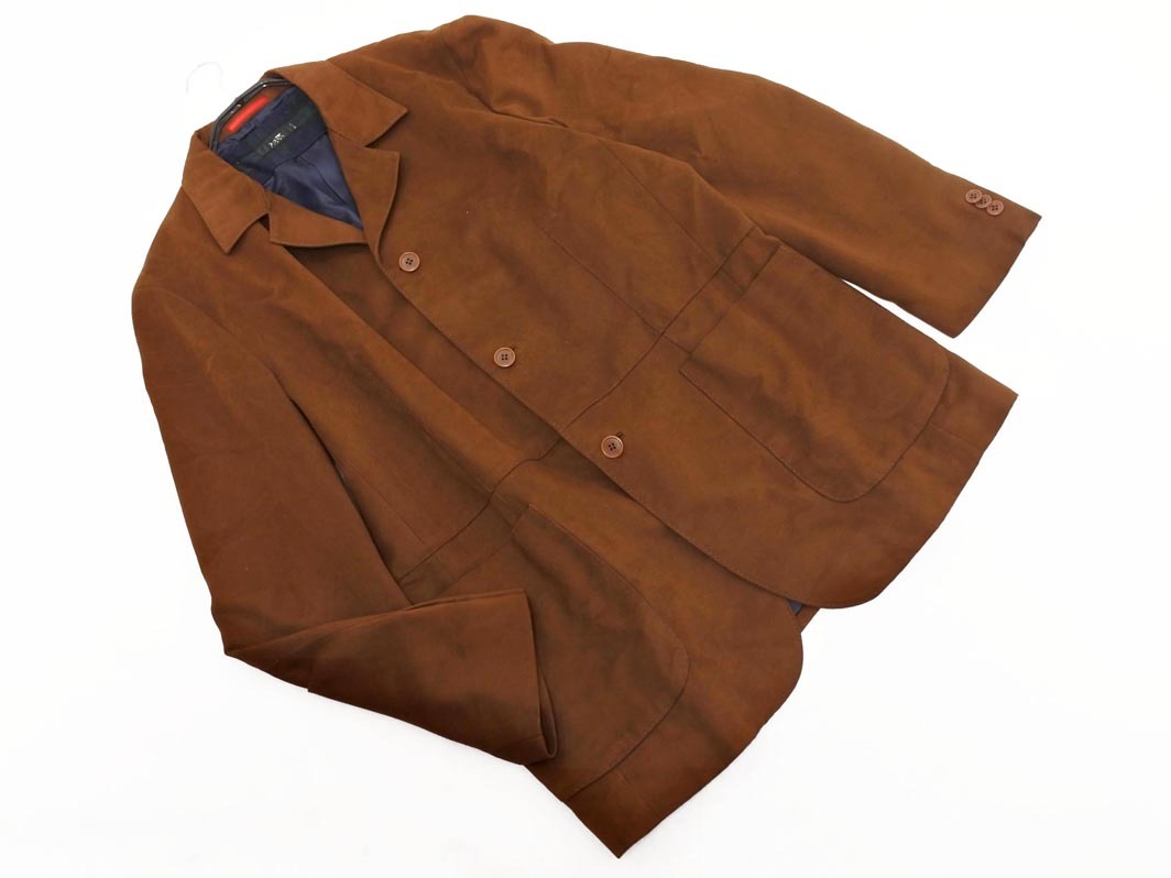 23区 HOMME スウェード調 ジャケット size50/茶 ◇■ ☆ fka6 メンズ_画像1