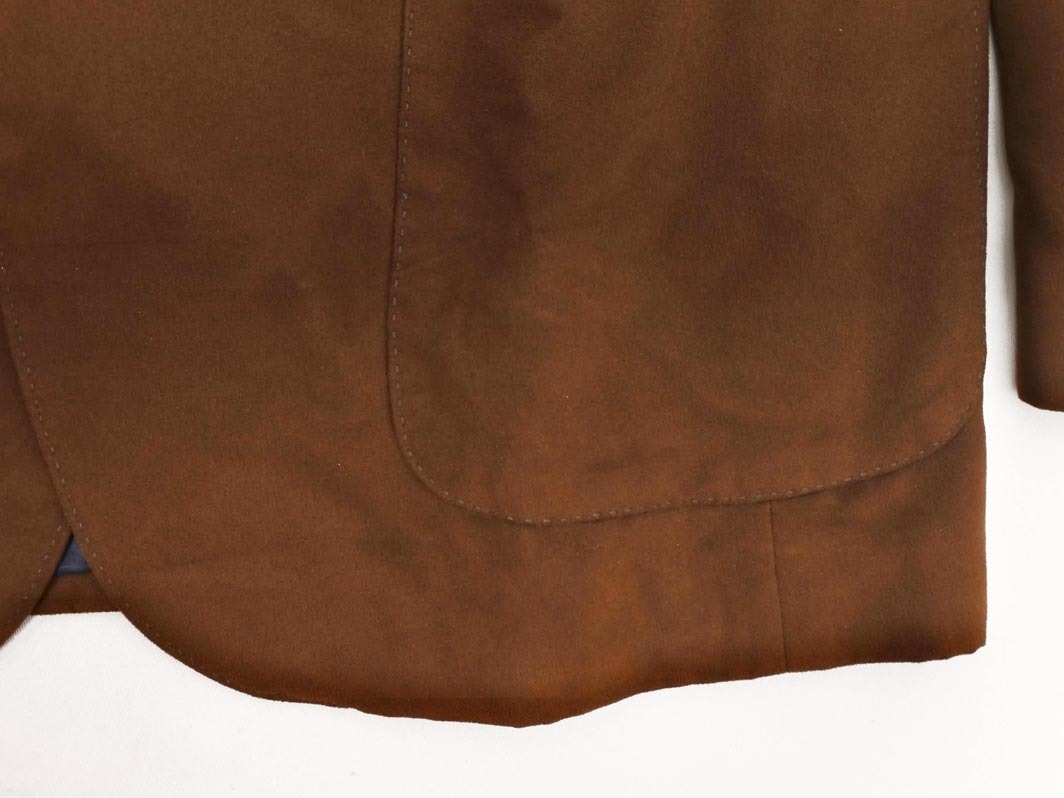 23区 HOMME スウェード調 ジャケット size50/茶 ◇■ ☆ fka6 メンズ_画像2