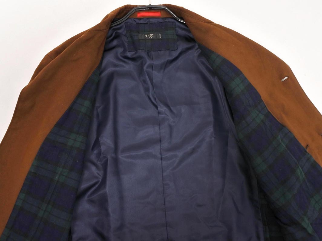 23区 HOMME スウェード調 ジャケット size50/茶 ◇■ ☆ fka6 メンズ_画像5