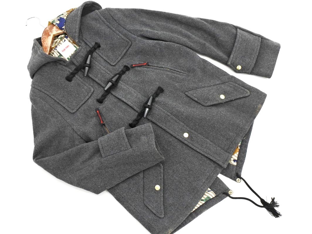 Ne-net ネネット アニマル モッサ ダッフル コート size2/グレー ◇■ ☆ fka6 レディース_画像1