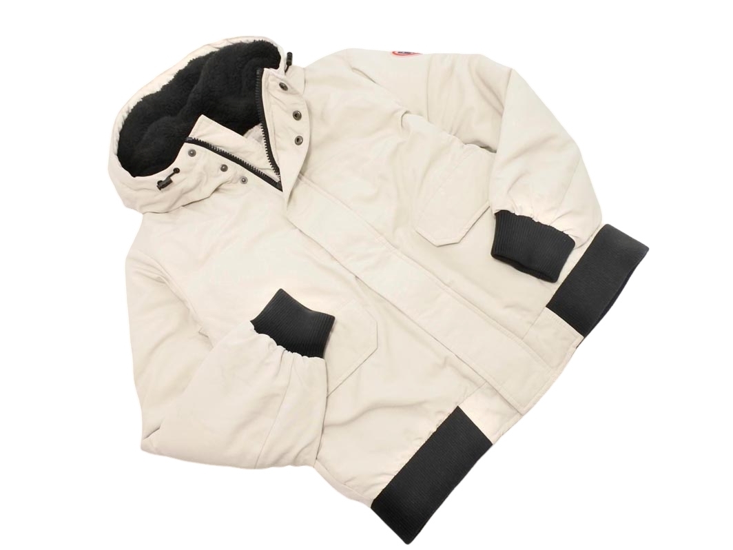 GAP ギャップ フーディー ダウン ジャケット sizeXS/ライトベージュ ◆■ ☆ fka6 メンズ_画像1