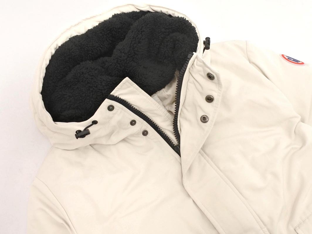 GAP ギャップ フーディー ダウン ジャケット sizeXS/ライトベージュ ◆■ ☆ fka6 メンズ_画像2