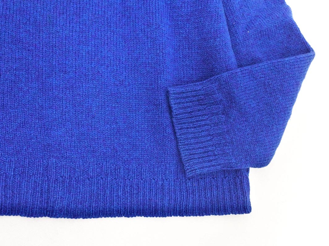 ADAM ET ROPE’ アダムエロペ ウール100% ニット セーター sizeM/青 ◇■ ☆ fkb0 レディース_画像3