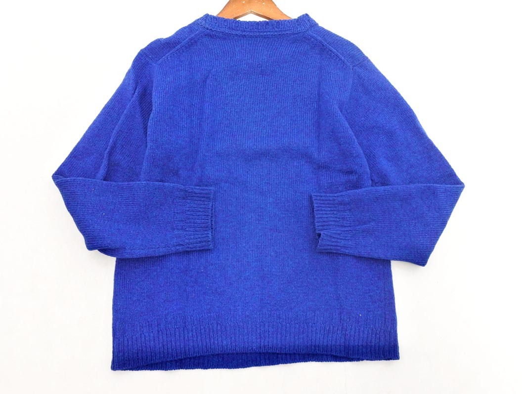 ADAM ET ROPE’ アダムエロペ ウール100% ニット セーター sizeM/青 ◇■ ☆ fkb0 レディース_画像5