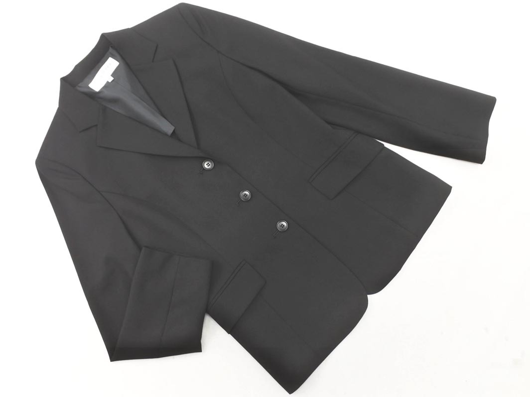  новый товар 22 OCTOBRE 22 Okt -bru шерсть 100% tailored jacket size40/ чёрный *# * fkb0 женский 