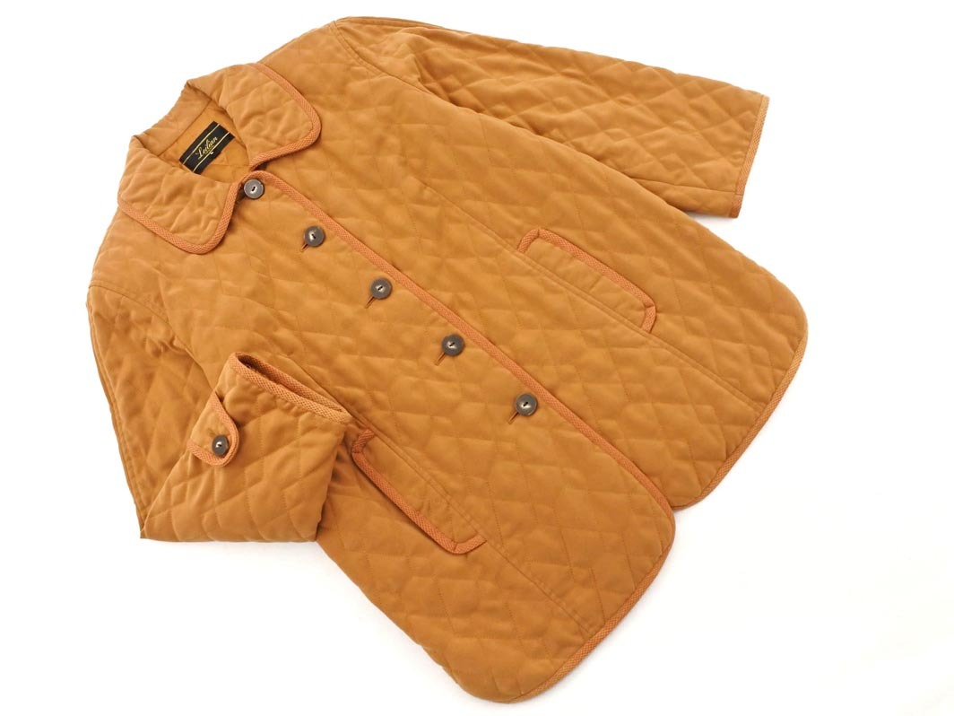 Leilian レリアン キルティング ジャケット size9/キャメル ◇■ ☆ fkb0 レディース_画像1