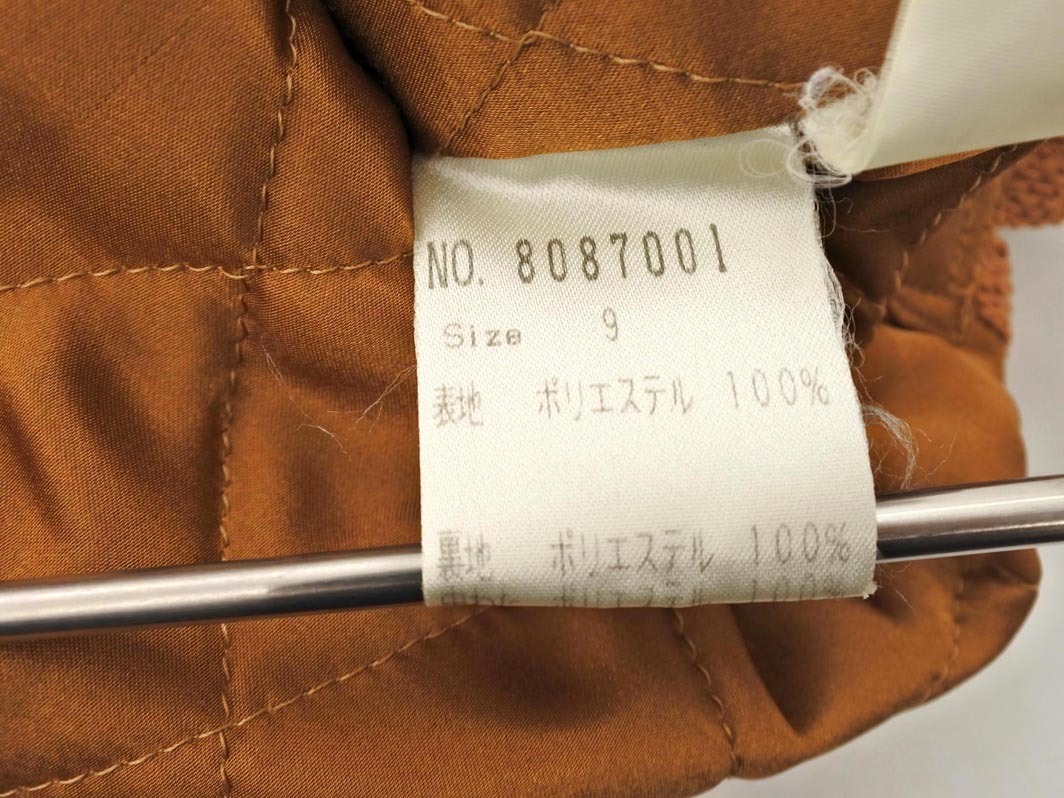 Leilian レリアン キルティング ジャケット size9/キャメル ◇■ ☆ fkb0 レディース_画像7