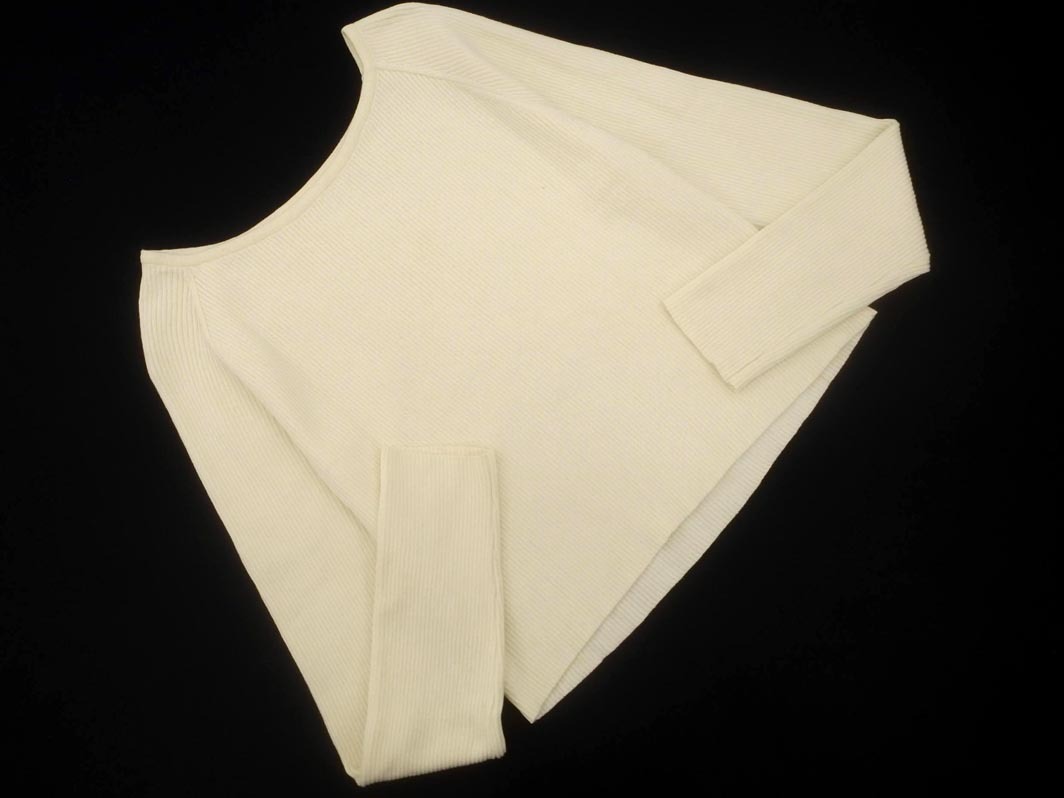 mystic ミスティック リブ ニット セーター sizeF/ベージュ ◇■ ☆ fkb0 レディース_画像1