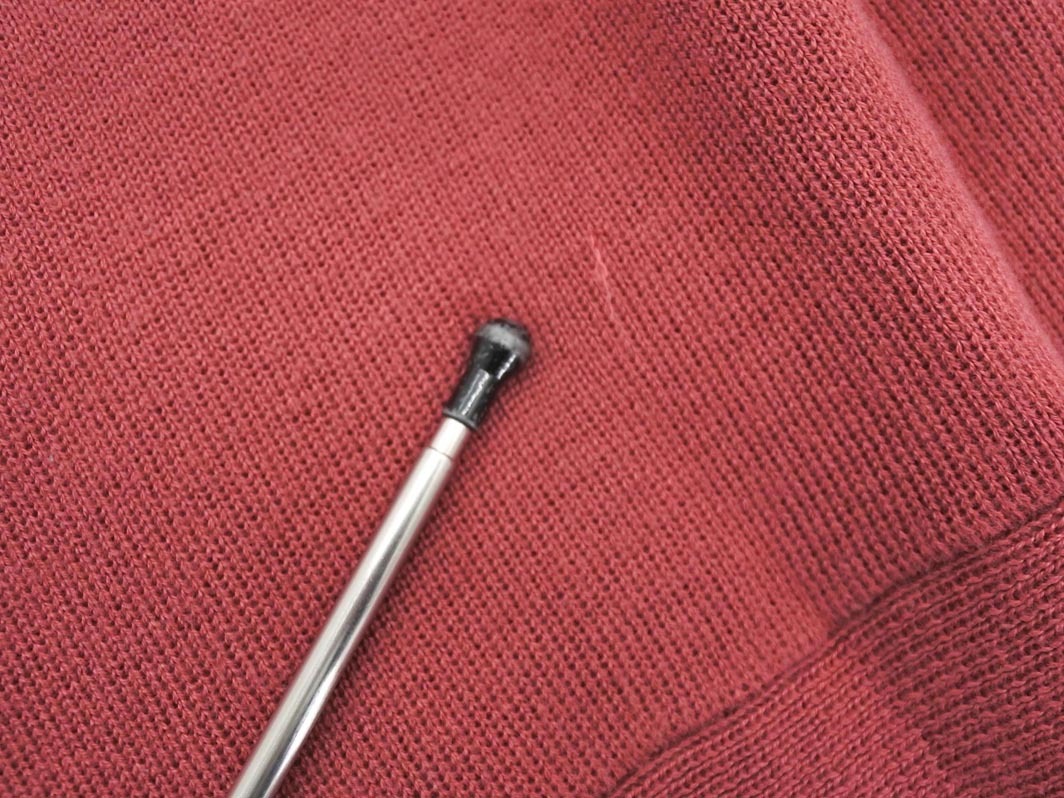 MAJESTIC LEGON マジェスティックレゴン フリル ニット ワンピース sizeM/ラベンダーピンク ◇■ ☆ fkb0 レディース_画像5