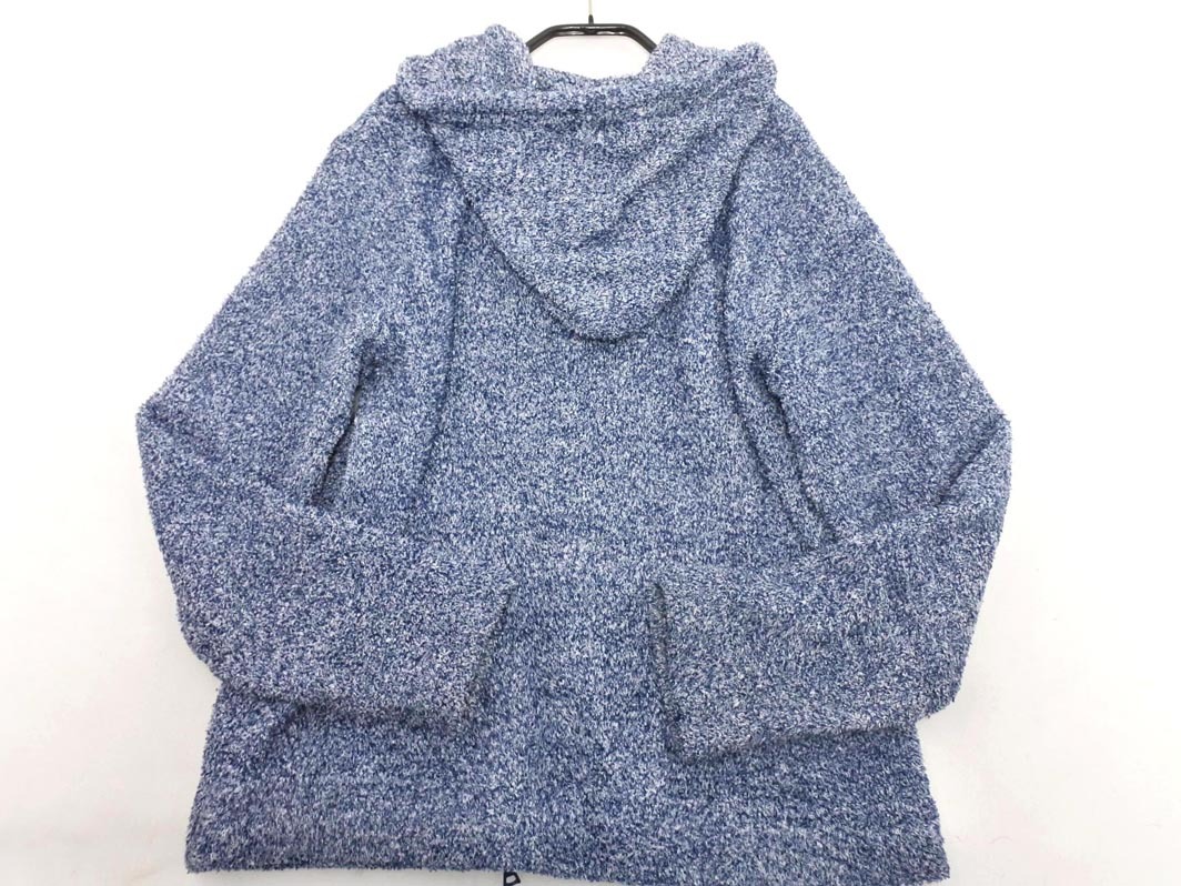 BEAMS LIGHTS ビームスライツ モコモコ ダブル ジップアップ パーカー sizeS/紺 ◇■ ☆ fkb0 メンズ_画像4