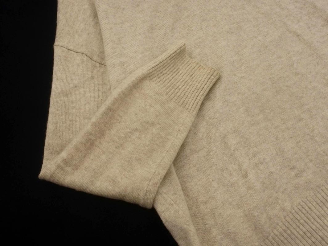 ネコポスOK 23区 カシミヤ混 Vネック ニット セーター size38/ベージュ ◇■ ☆ fkb1 レディース_画像2