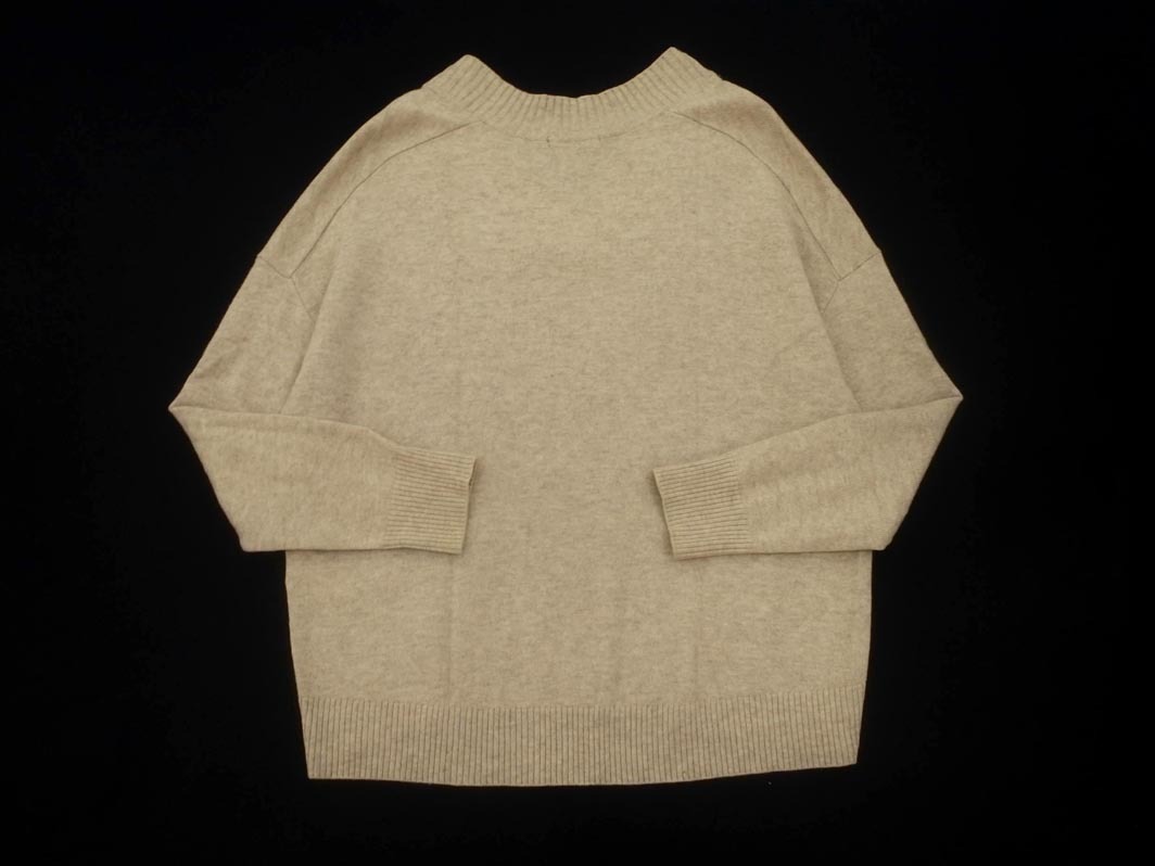 ネコポスOK 23区 カシミヤ混 Vネック ニット セーター size38/ベージュ ◇■ ☆ fkb1 レディース_画像4