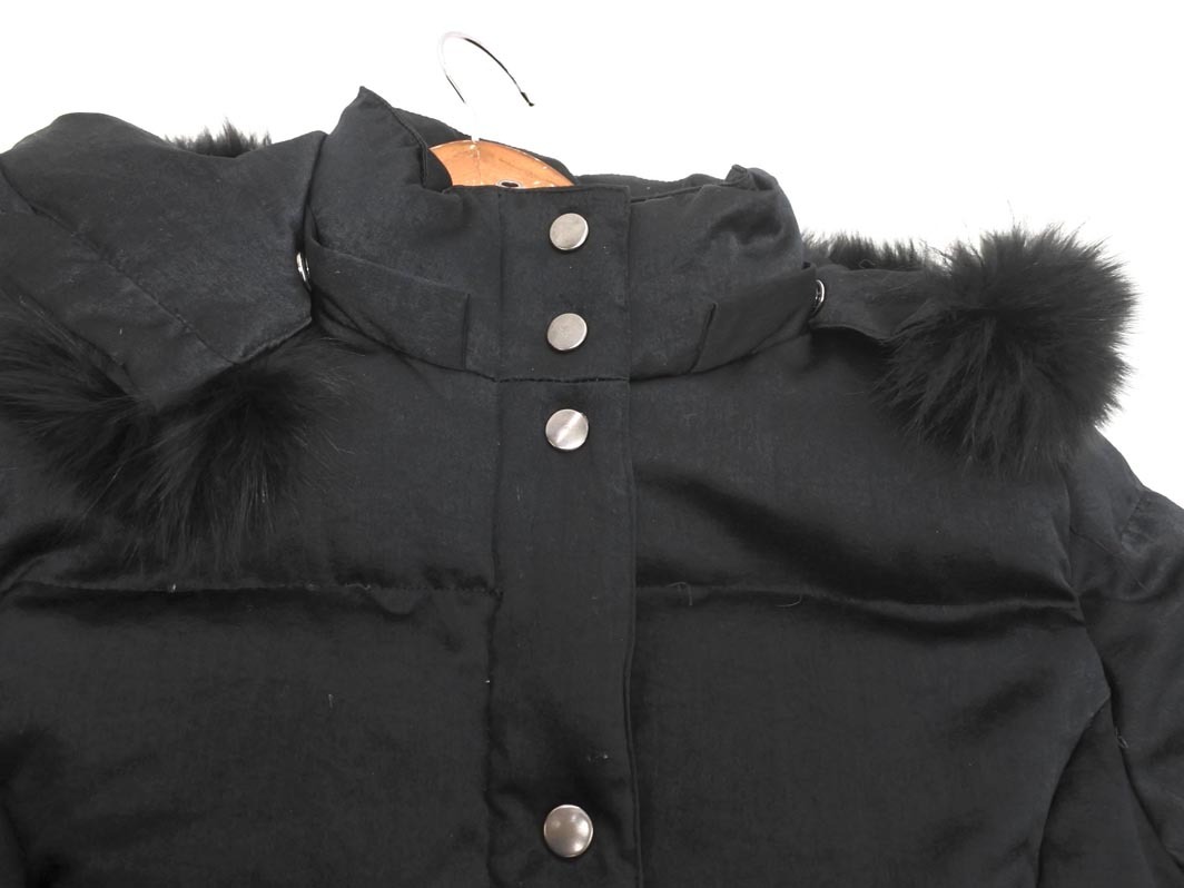 PROFILE profile мех капот жакет size38/ чёрный *# * fkb1 женский 