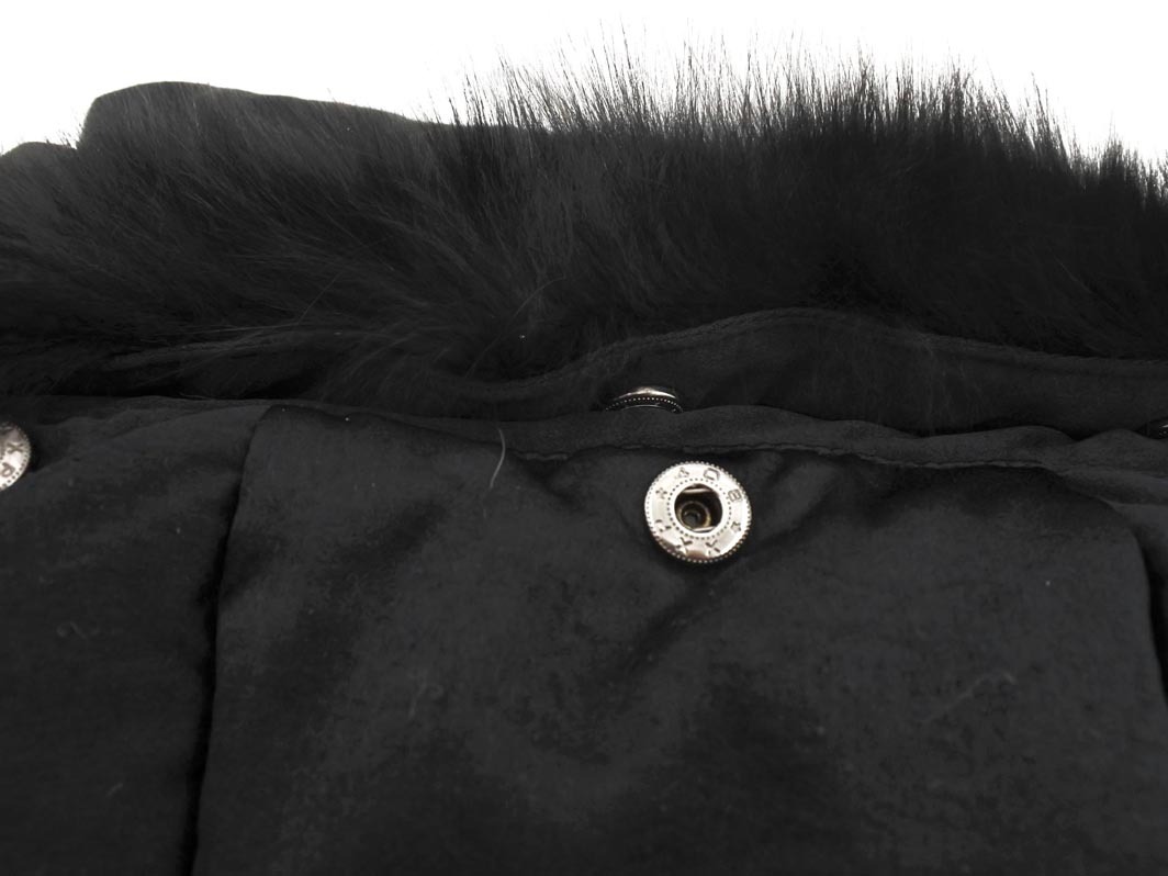 PROFILE profile мех капот жакет size38/ чёрный *# * fkb1 женский 
