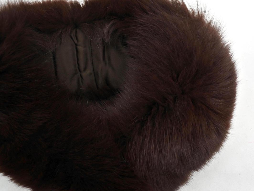 SAGA FOX サガフォックス リアルファー ティペット 茶 ◆■ ☆ fkb1 レディース_画像2