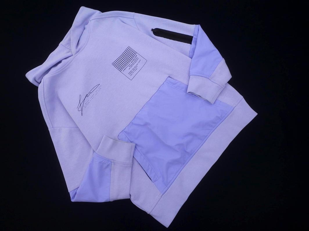 ZARA ザラ キッズ 素材切替 プルオーバー パーカー size134cm/ラベンダー ◇■ ☆ fkb1 女の子_画像1