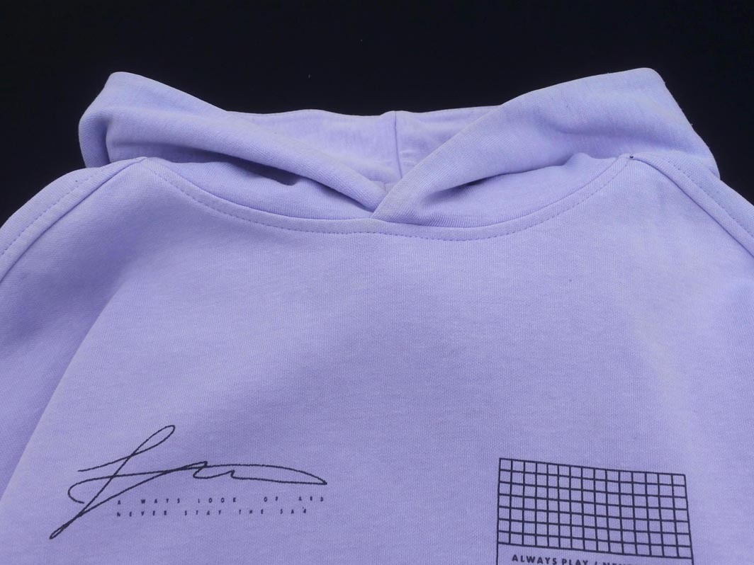 ZARA ザラ キッズ 素材切替 プルオーバー パーカー size134cm/ラベンダー ◇■ ☆ fkb1 女の子_画像3