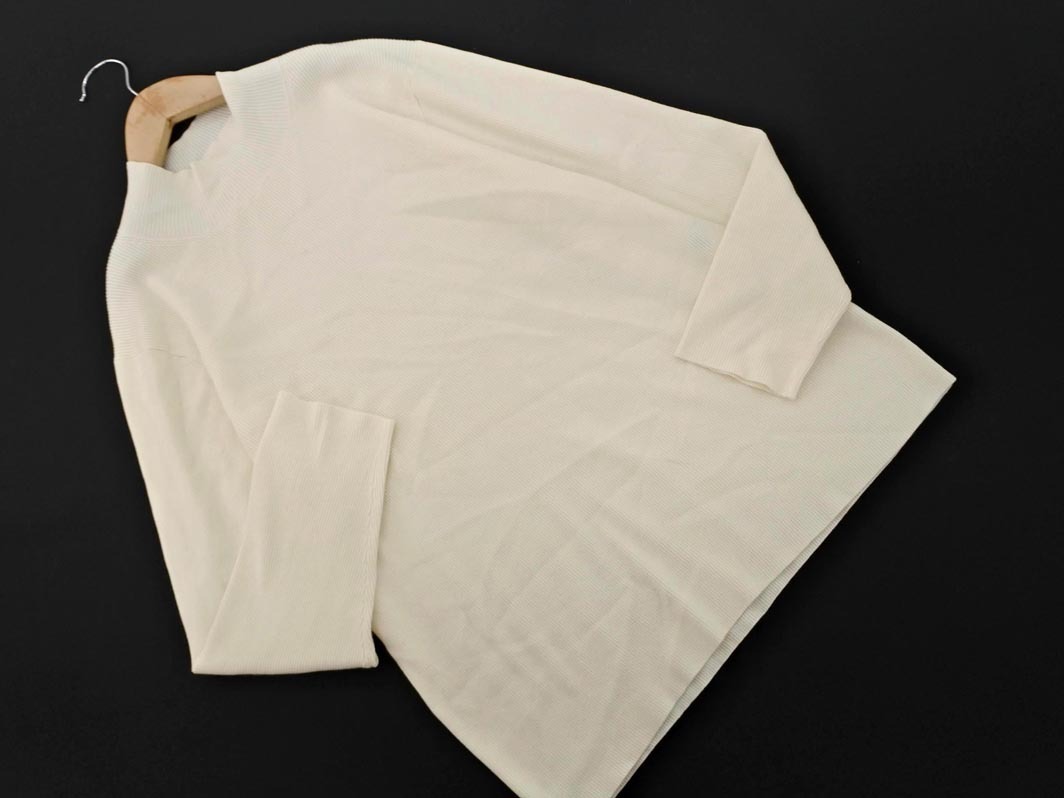 23区 大きいサイズ モックネック ニット セーター size46/オフホワイト ◇■ ☆ fkb1 レディース_画像1