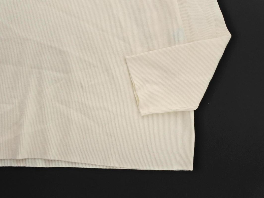 23区 大きいサイズ モックネック ニット セーター size46/オフホワイト ◇■ ☆ fkb1 レディース_画像3